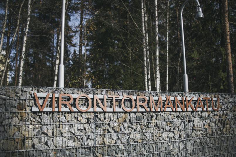 Aita Virontörmäkadulla Tampereella 