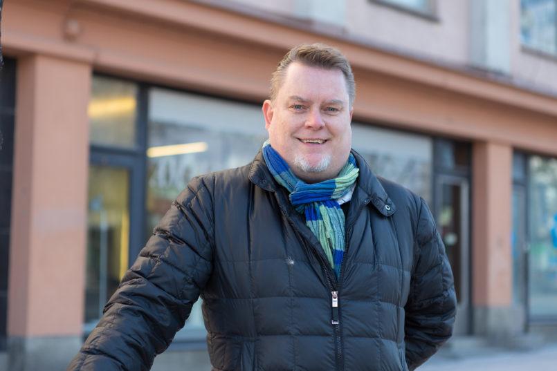 Taloyhtiön hallituksen puheenjohtaja Harri Numminen.