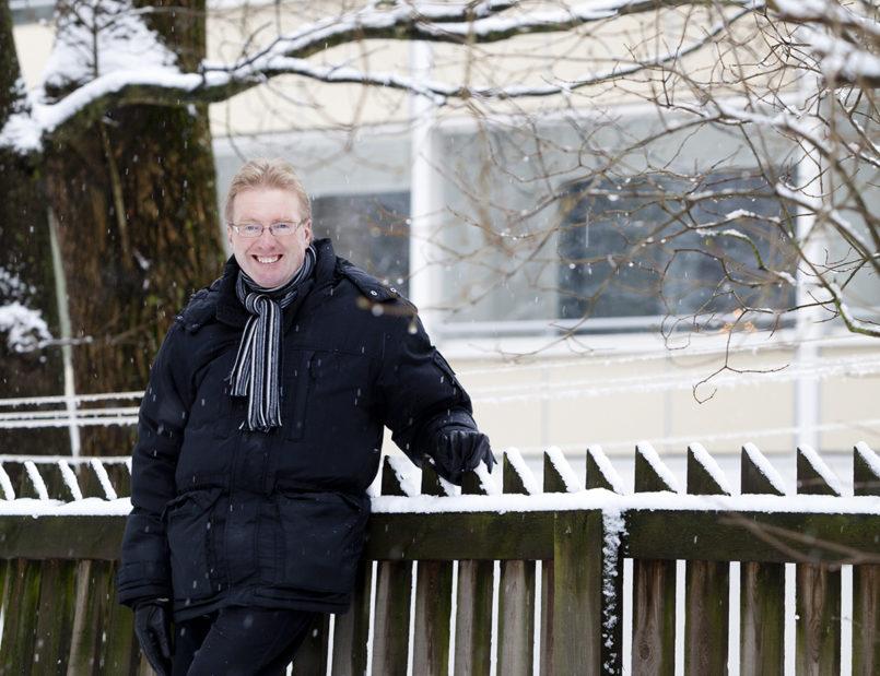 Asunto-osakeyhtiö Sairashuoneenkatu 14:n puheenjohtaja Mika Artesola. Kuva on vuodelta 2015.